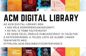 ACM Digital Library és az IEEE adatbázis